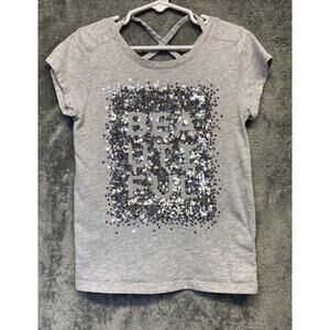 Children’s Place “Beautiful” Sequin Girls T-shirt Medium 7/8